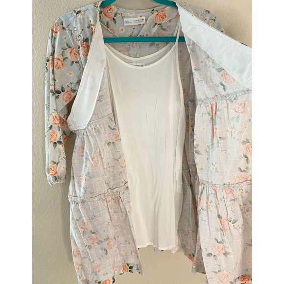 ZARA Kids ♡ Girls Floral Dress - Picture 5 of 9